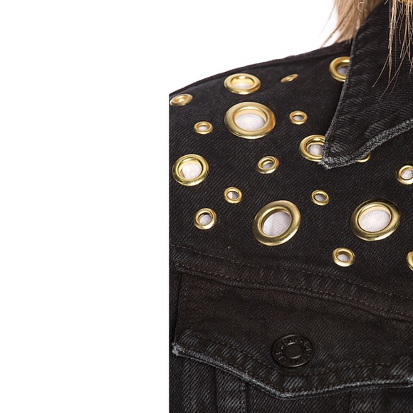 Agolde Reputation Studded Overtone Jacket - Picture 2 of 16